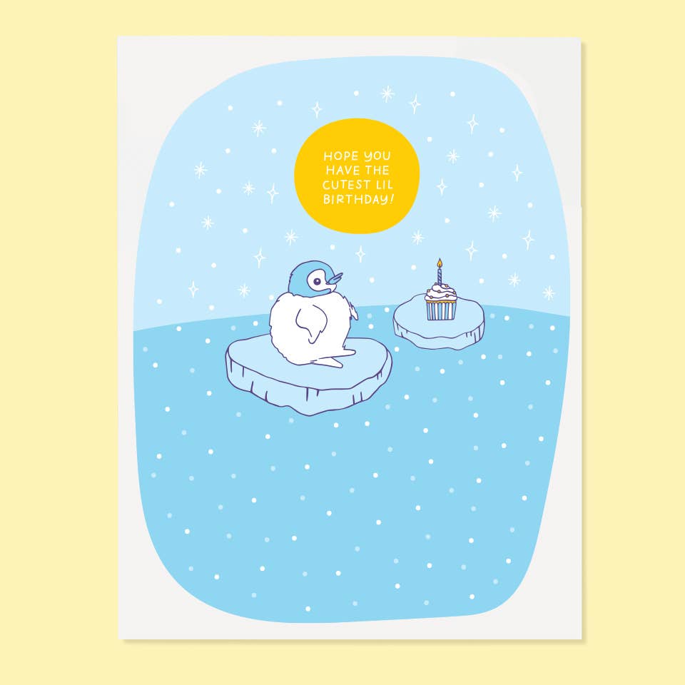 Penguin Lil Bday Card