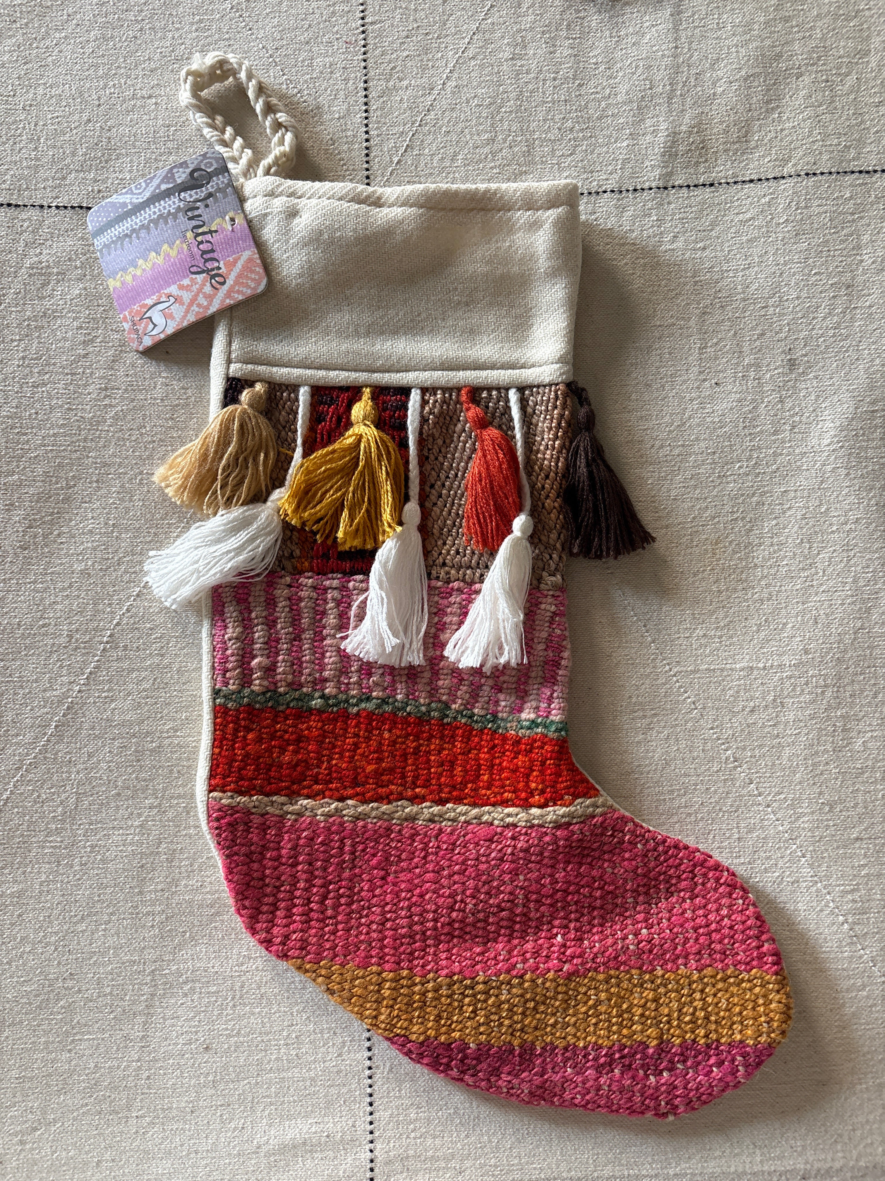 Heirloom Alpaca Wool Stocking