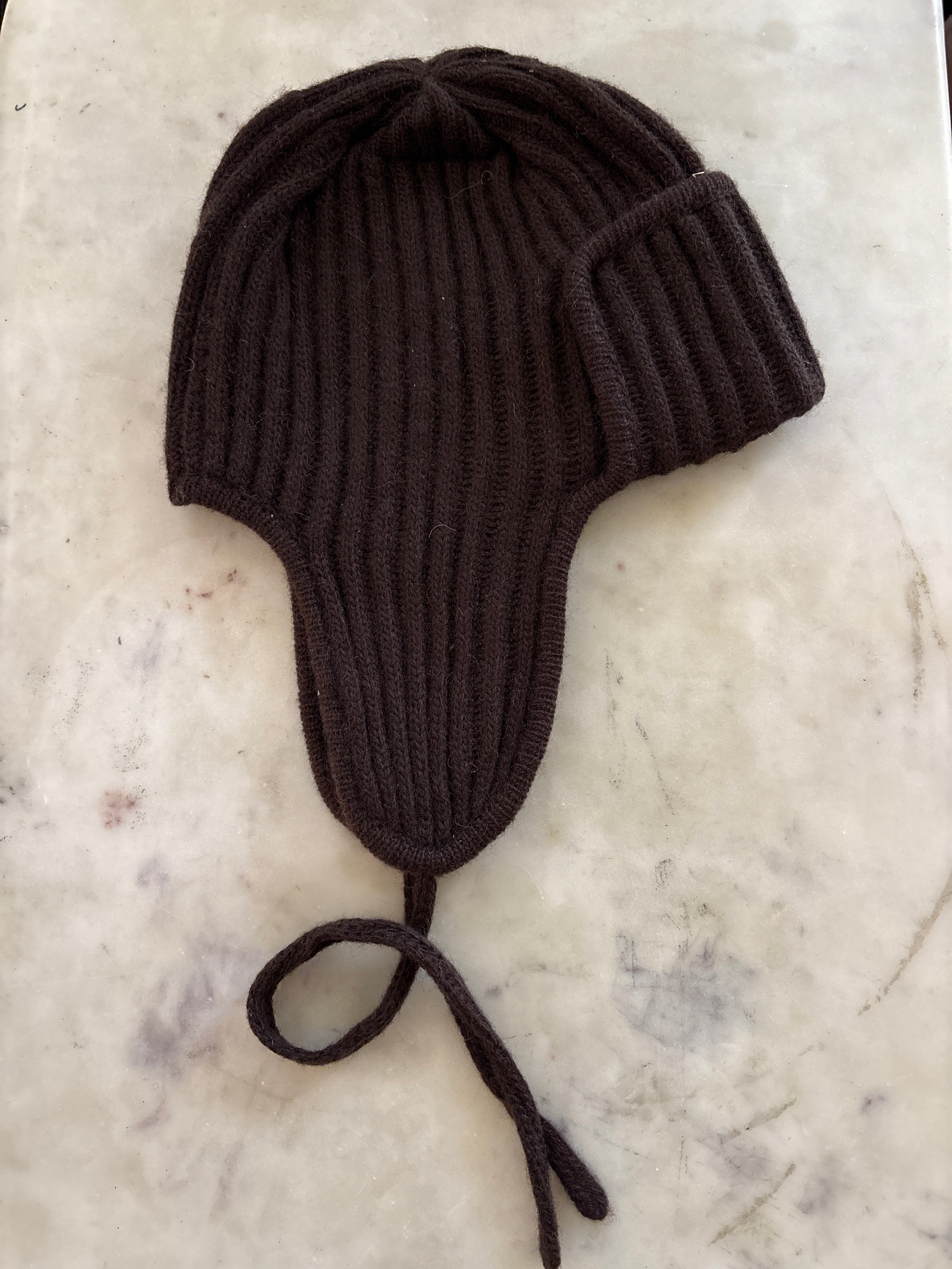 Sheep's Wool Hat with Earflaps