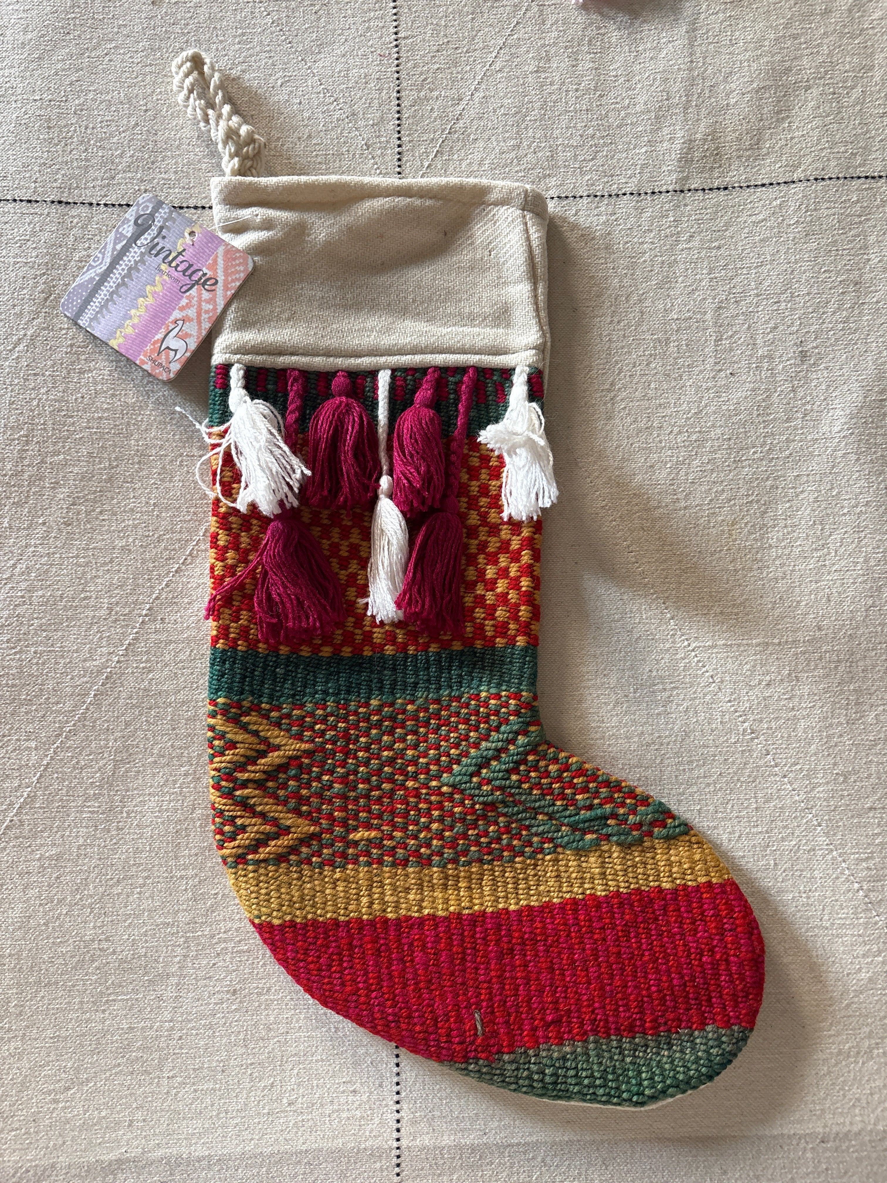 Heirloom Alpaca Wool Stocking