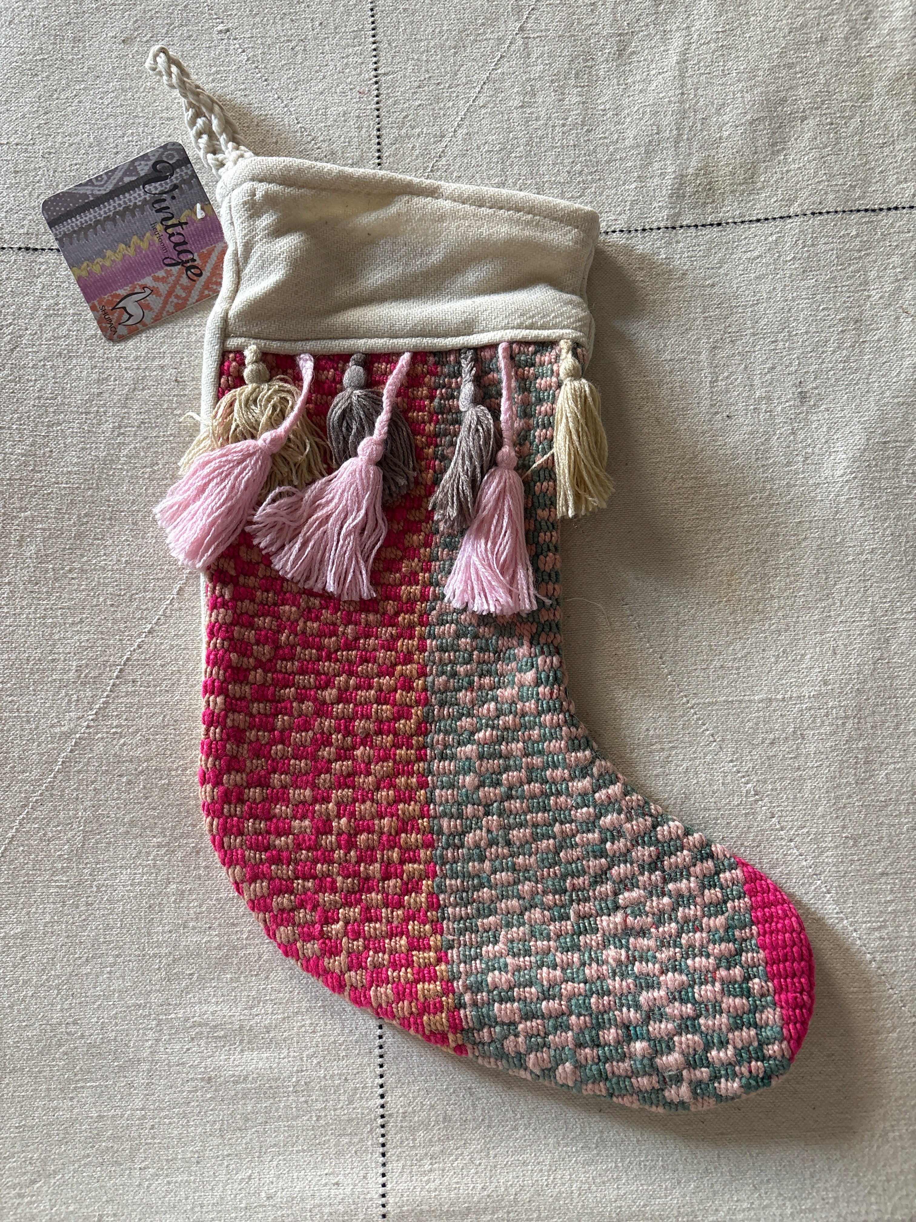 Heirloom Alpaca Wool Stocking