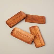 Teak Rectangular Tray
