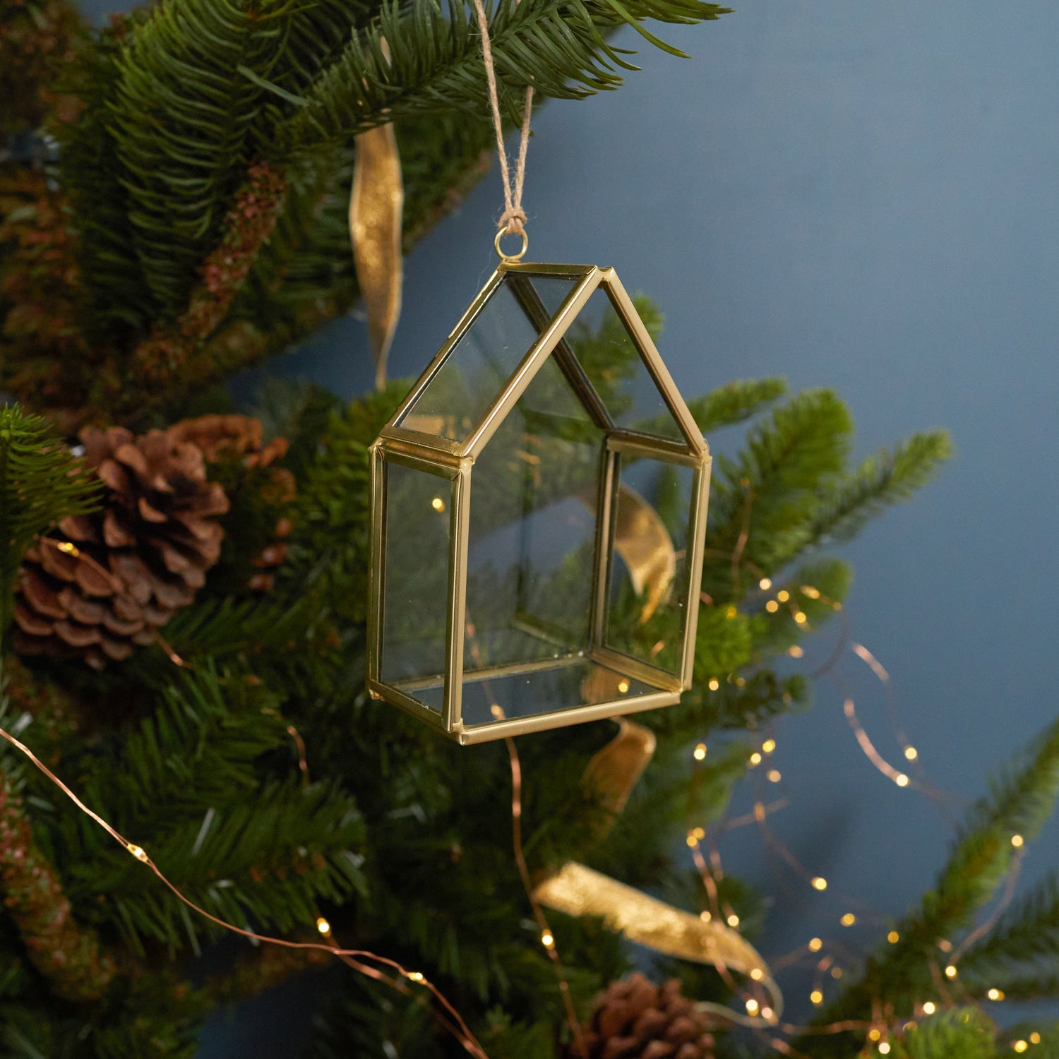 Glass House Ornament