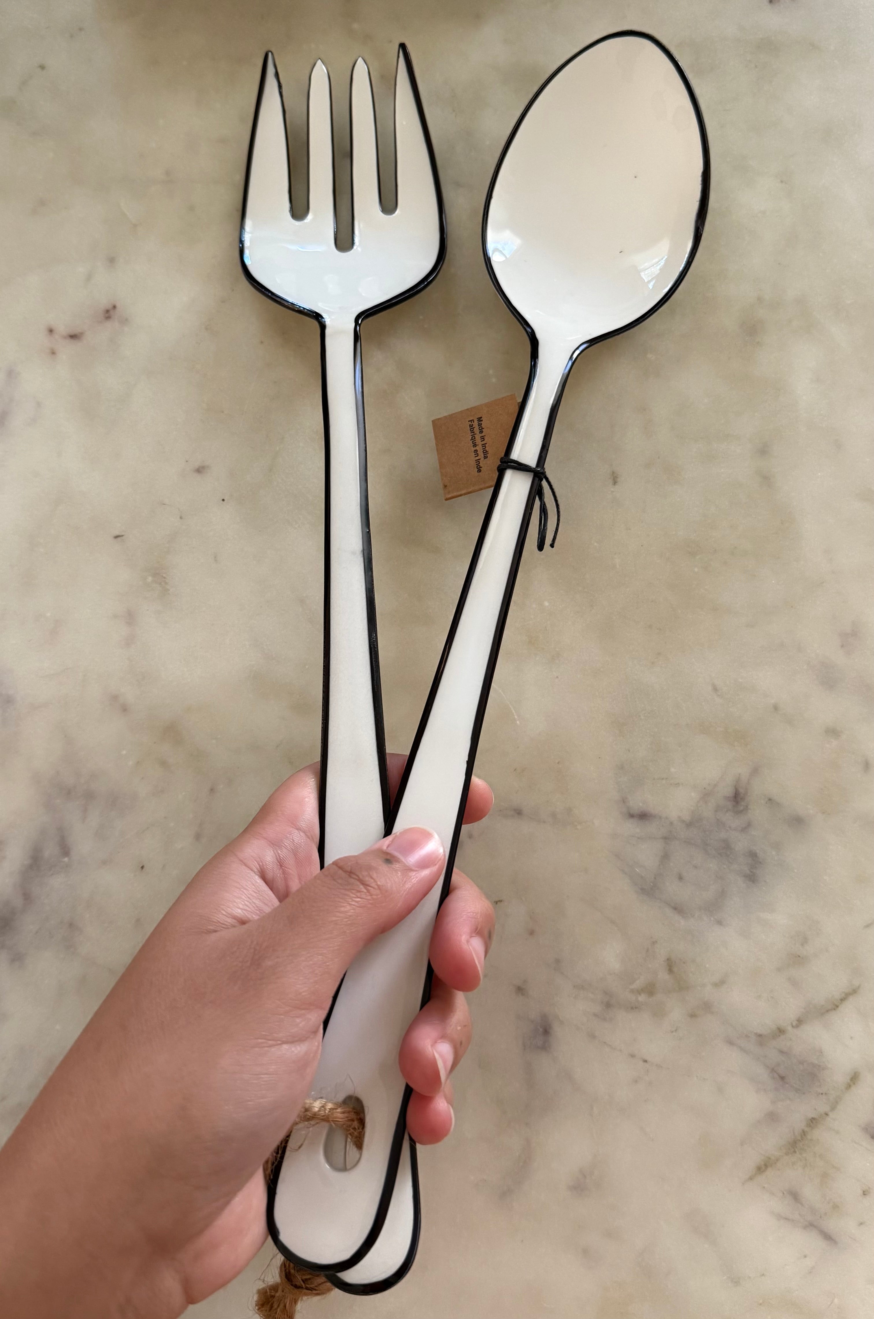 Enamel Serving Set