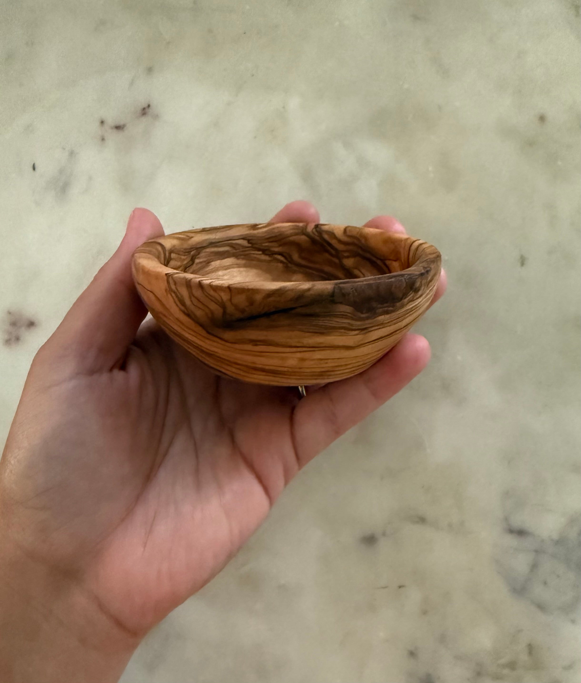 Olive Wood Pinch Bowl