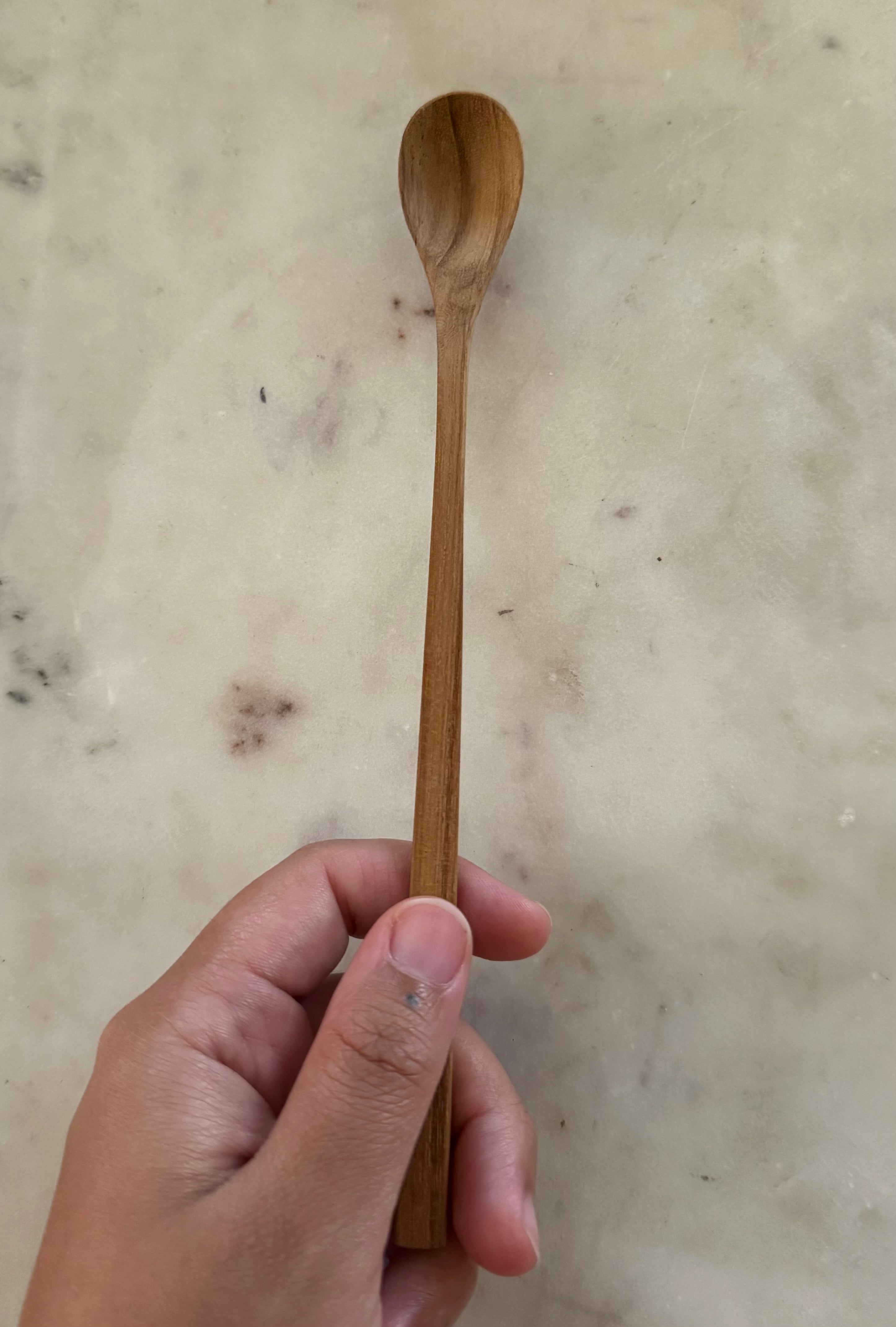 Teak Long Skinny Spoon