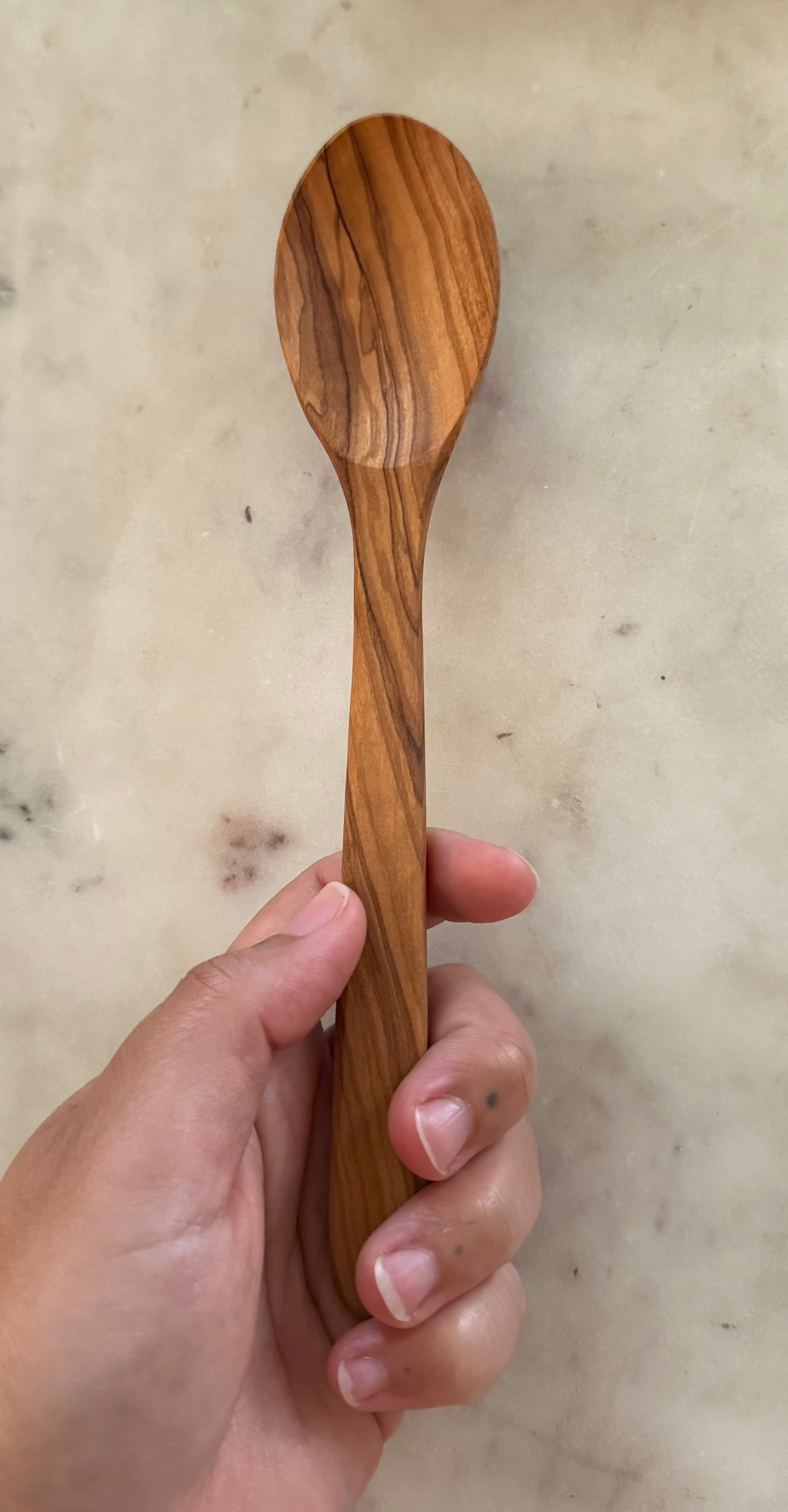 Olive Wood Long Cutlery Spoon