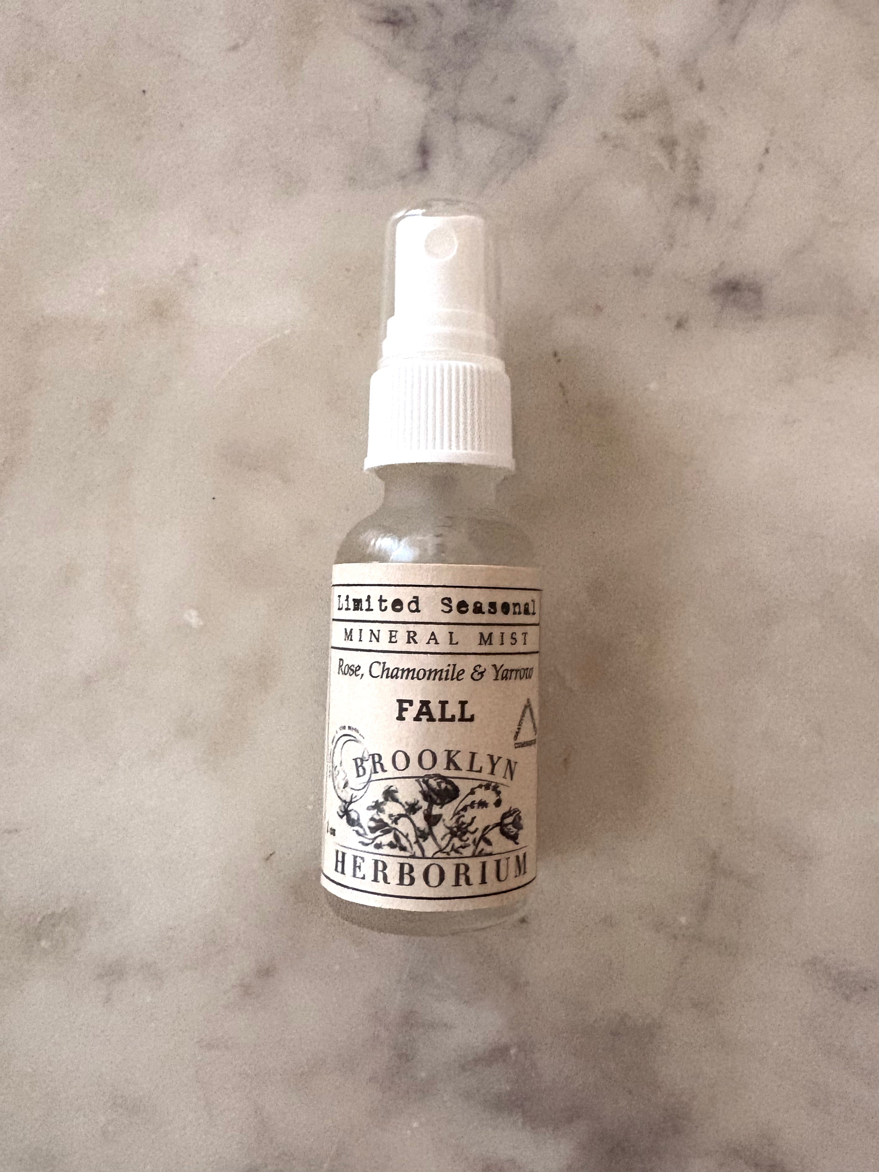 Rose, Chamomile & Yarrow Mineral Mist (Seasonal - Fall)