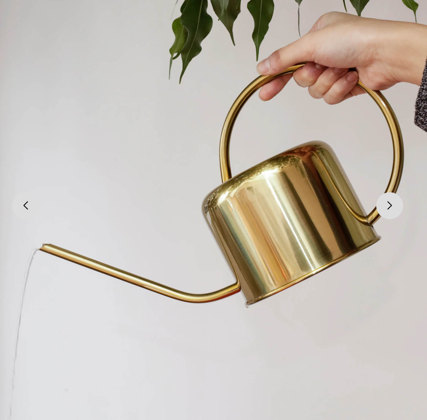 Vintage Brass Watering Can