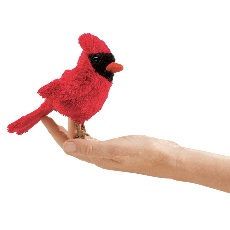Mini Cardinal Bird Puppet
