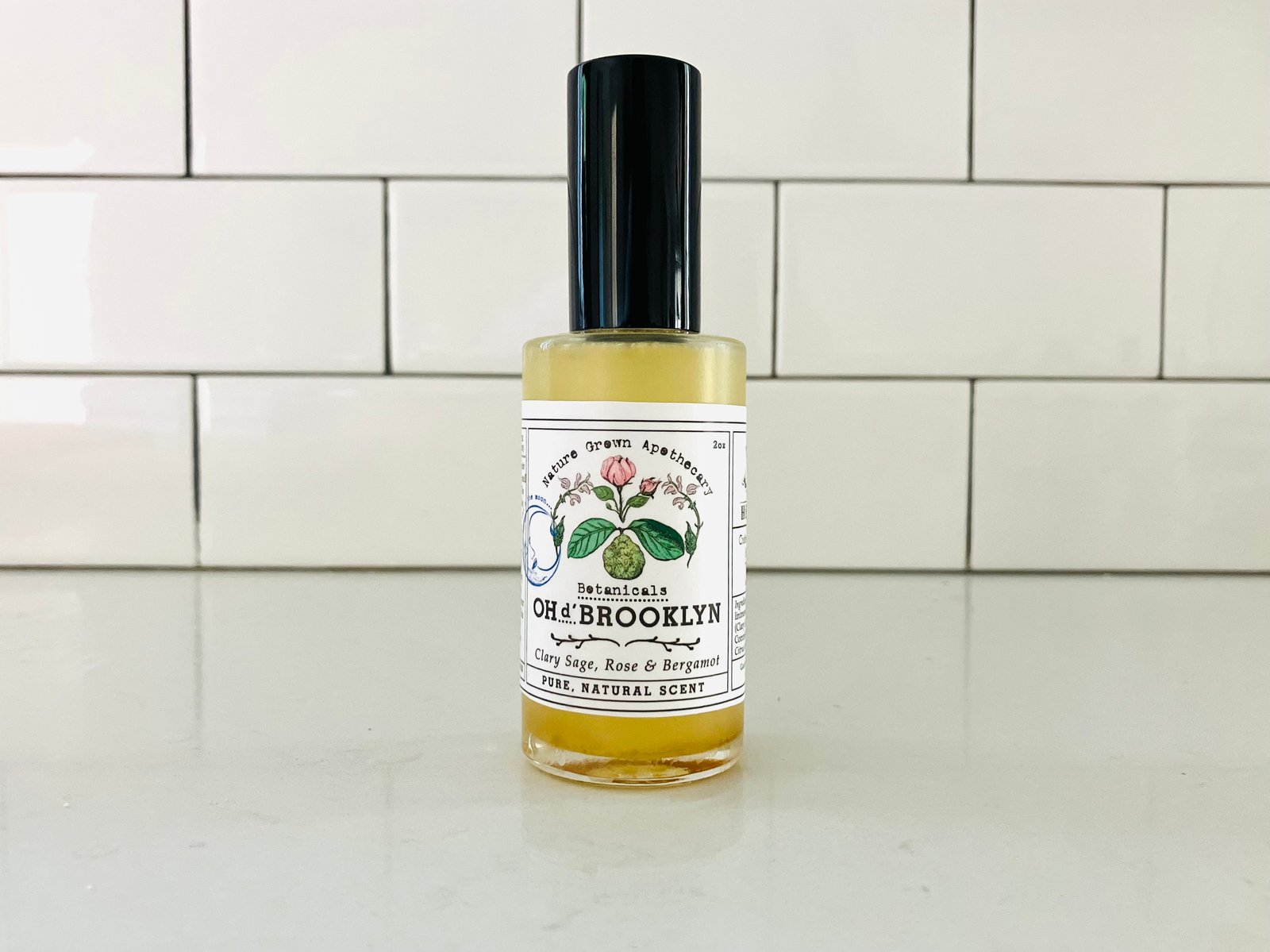 OH d&#39; BROOKLYN - Clary Sage, Rose &amp; Bergamot