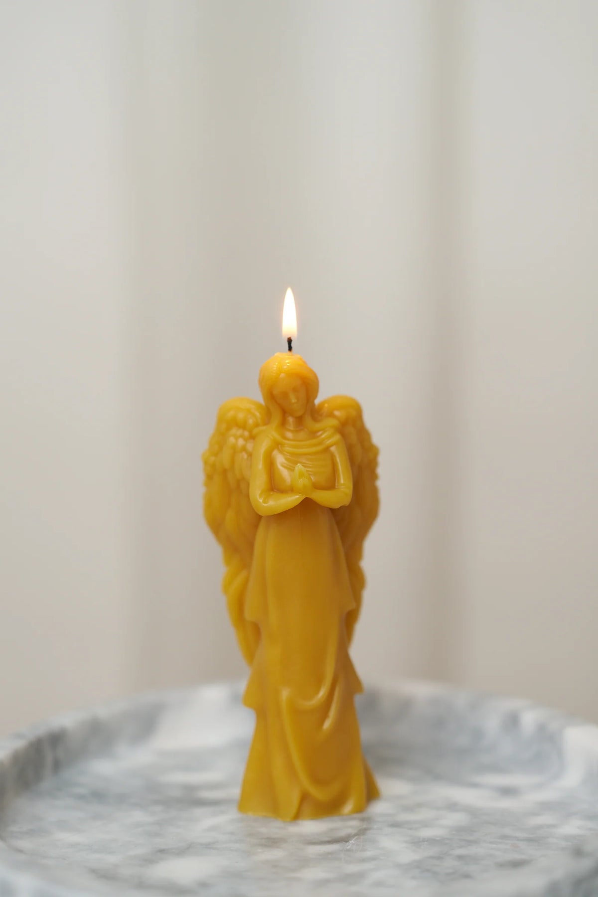 Angel Beeswax Candle
