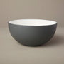 Aluminum & Enamel Serving Bowl