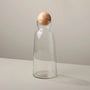 Glass & Mango Wood Decanter