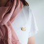 Bird Brass Brooch