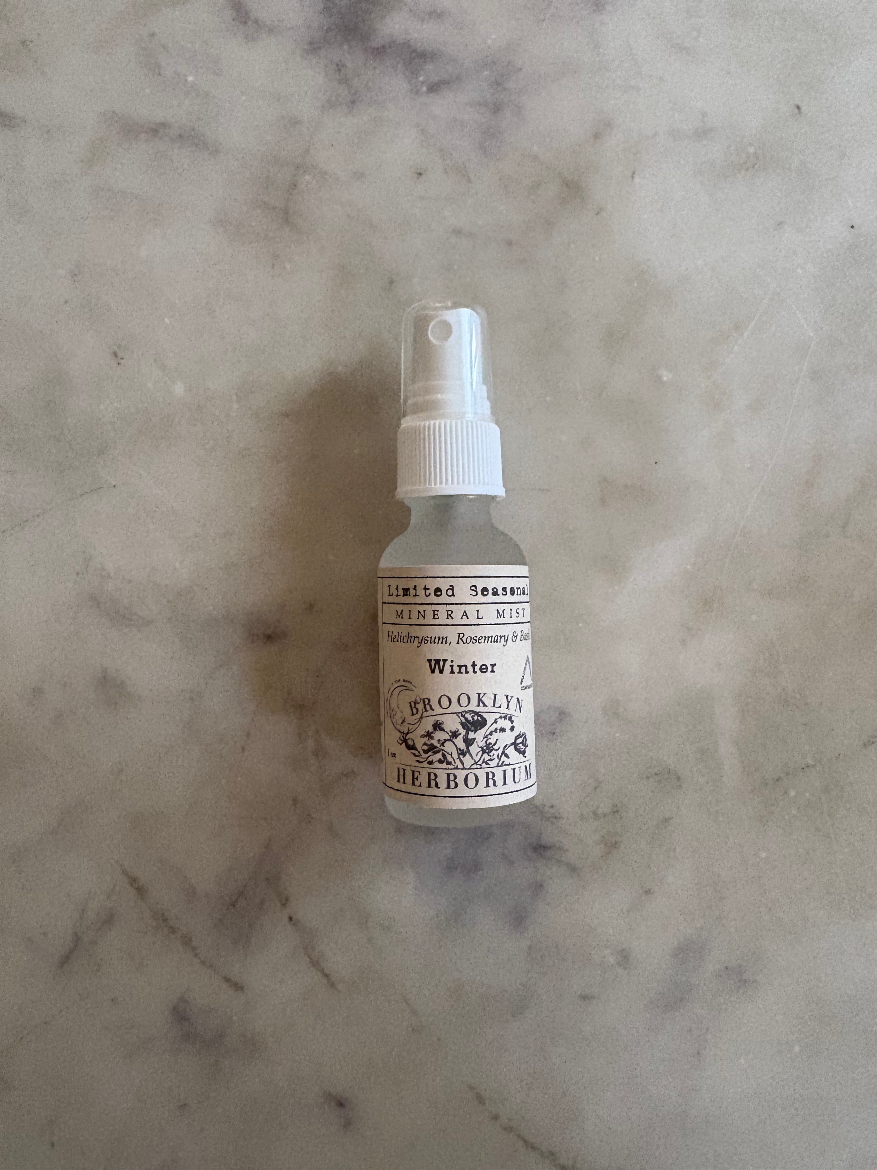 Helichrysm, Rosemary &amp; Basil Mineral Mist (Seasonal - Winter)