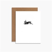 Rubber Stamp Greeting Card