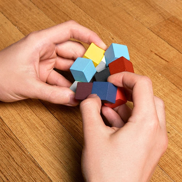 キッカーランド ブロック キューブ 3D パズル