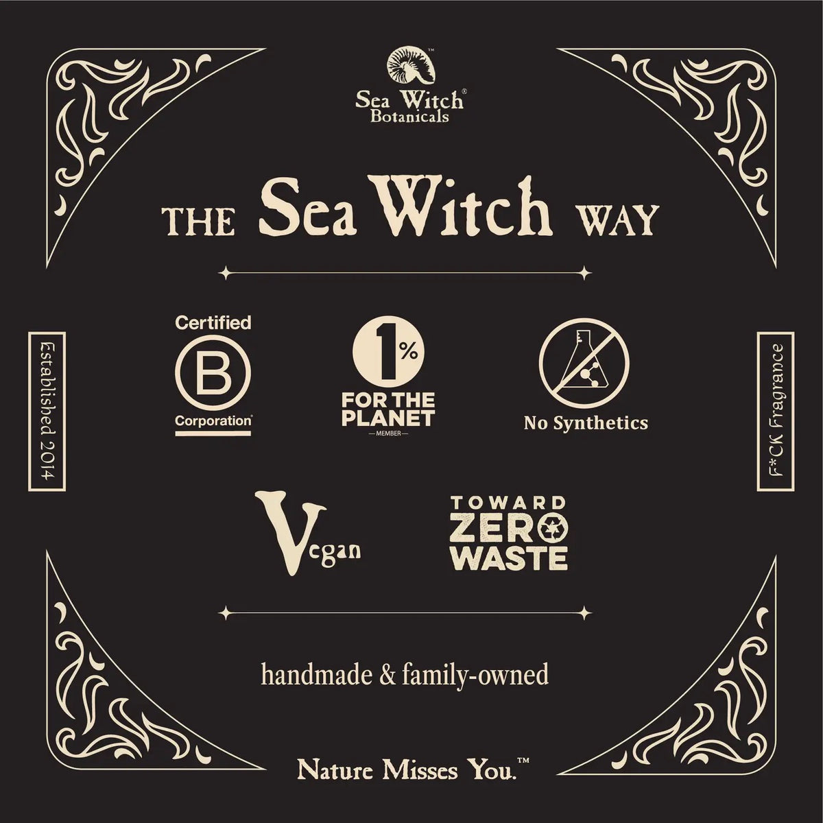 Sea Witch Botanicals All-Natural Incense Sticks