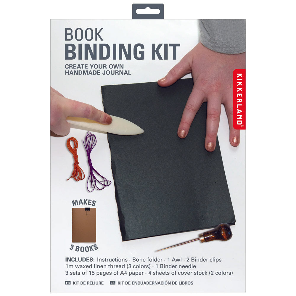 Kikkerland Book Binding kit