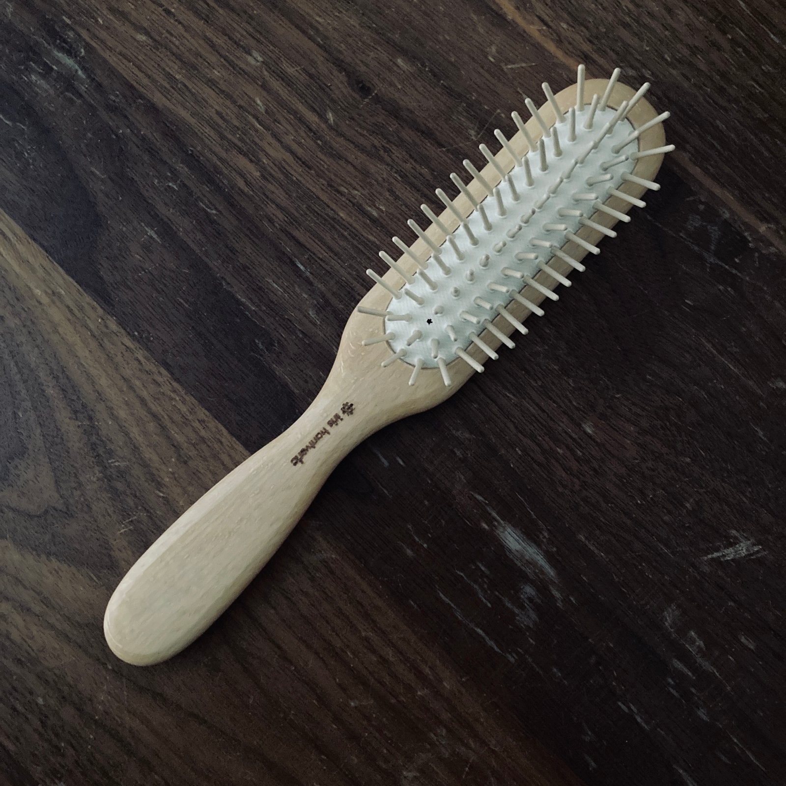 Wooden Pinned Hairbrush